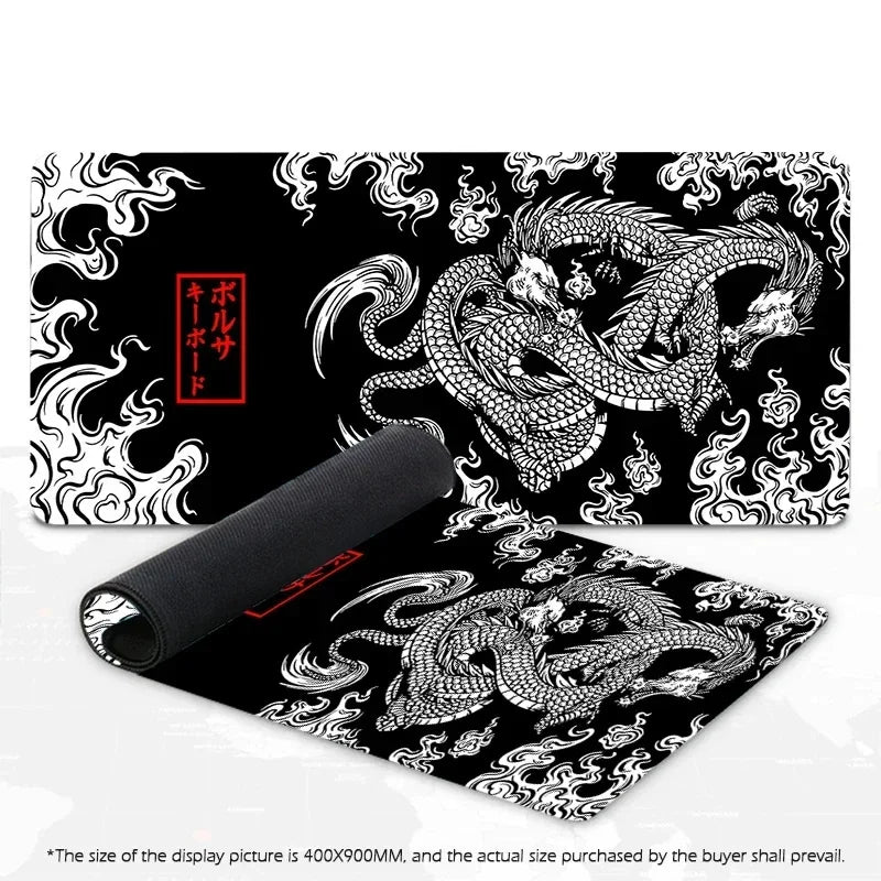 Japanese Dragon  Gaming Mousepad Speed Desk Mat Anime Theme