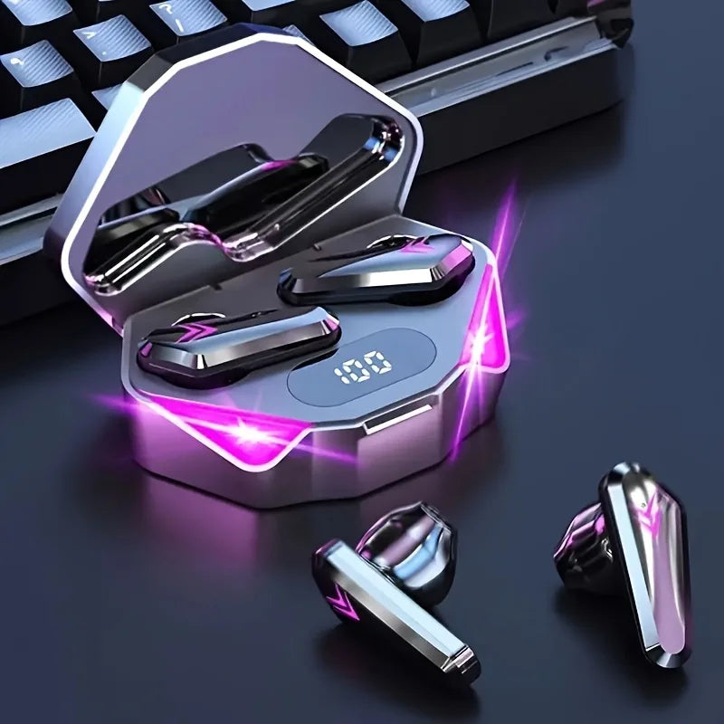 X15 TWS Wireless Bluetooth Headset LED with Mic Wireless Headphones Noise Cancelling