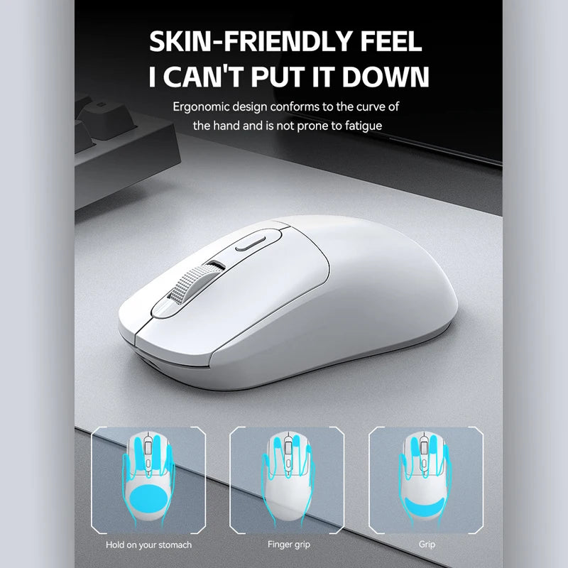 Warvank X8 Wireless Gaming Mouse 500mAh TYPE-C Rechargeable Mouse Suitable for Laptop Desktop Computers