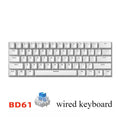 Teclado mecanico 60% gamer mechanical keyboards pc, laptop, mini keyboard