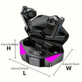 X15 TWS Wireless Bluetooth Headset LED with Mic Wireless Headphones Noise Cancelling
