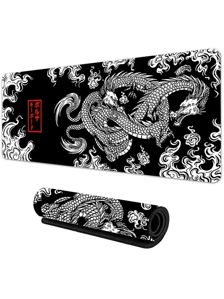 Japanese Dragon  Gaming Mousepad Speed Desk Mat Anime Theme