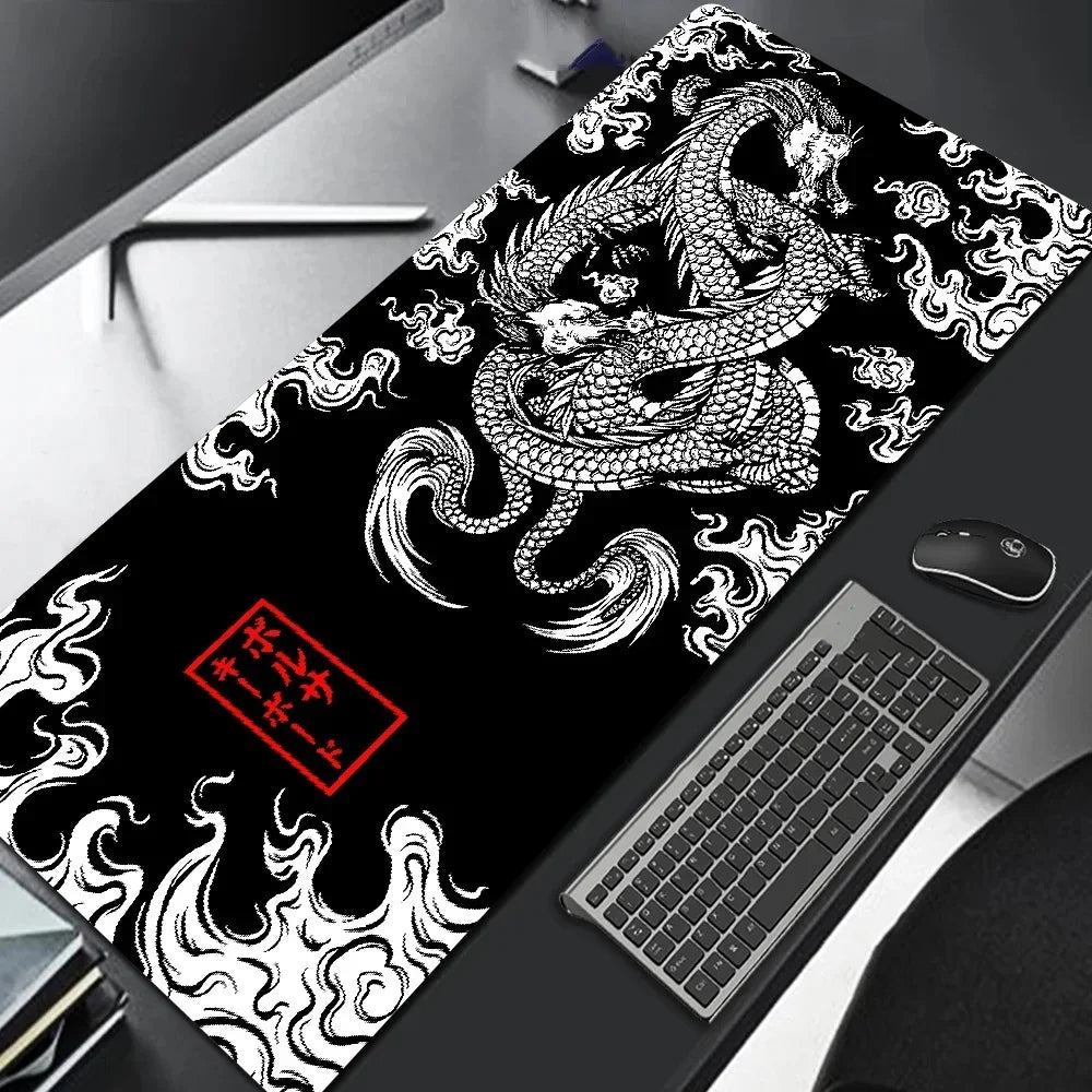 Japanese Dragon  Gaming Mousepad Speed Desk Mat Anime Theme